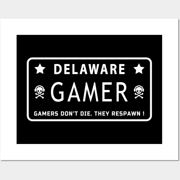 Delaware Gamer! Wall Art by SGS